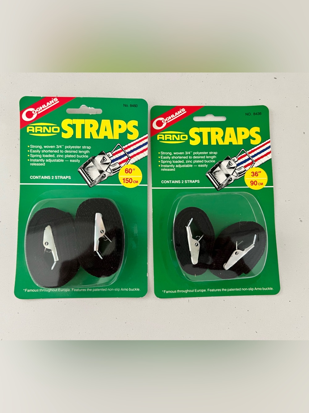NWT Coghlan’s Arno Straps 4-Pack 36” & 60” Camping Gear